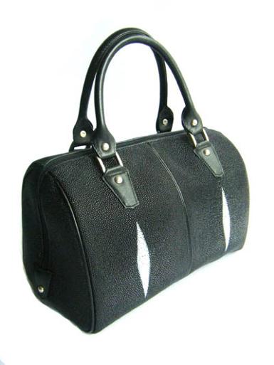 กระเป๋าหนังปลากระเบนแท้/Stingray Leather Handbag No.325 (Out of Stock Now)